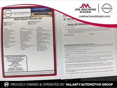 2023 Nissan Murano SV