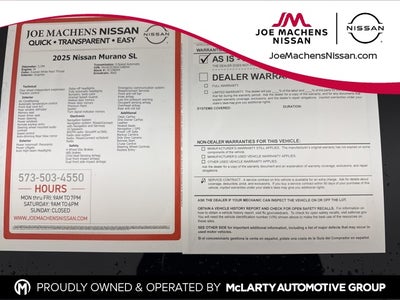 2025 Nissan Murano SL