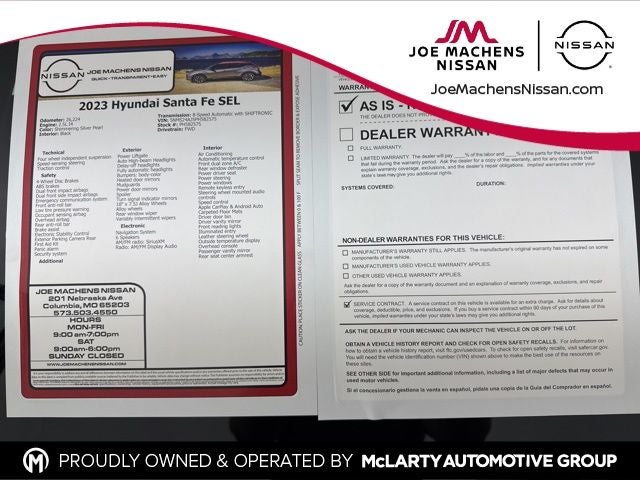 2023 Hyundai Santa Fe SEL