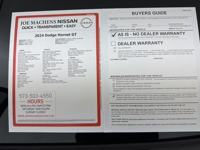 2024 Dodge Hornet GT