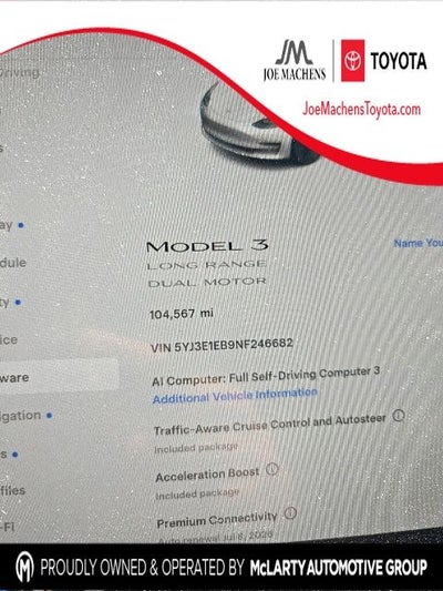 2022 Tesla Model 3 Long Range