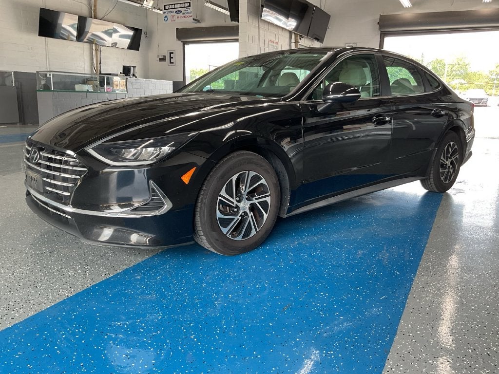 2021 Hyundai Sonata Hybrid Blue