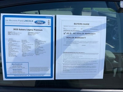 2025 Subaru Legacy Premium