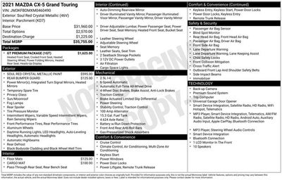 2021 Mazda Mazda CX-5 Grand Touring