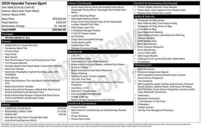 2020 Hyundai Tucson Sport