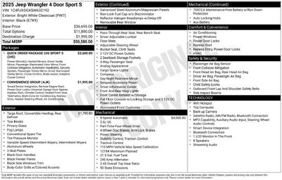 2025 Jeep Wrangler Sport S