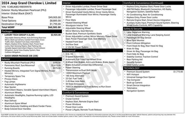 2024 Jeep Grand Cherokee L Limited
