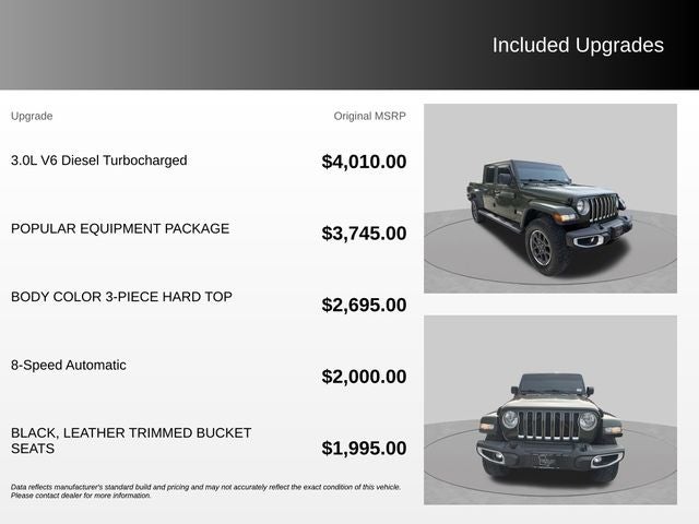 2022 Jeep Gladiator Overland