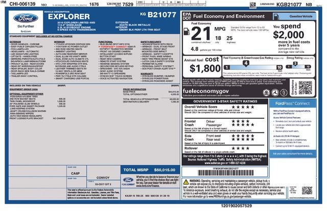 2019 Ford Explorer Limited