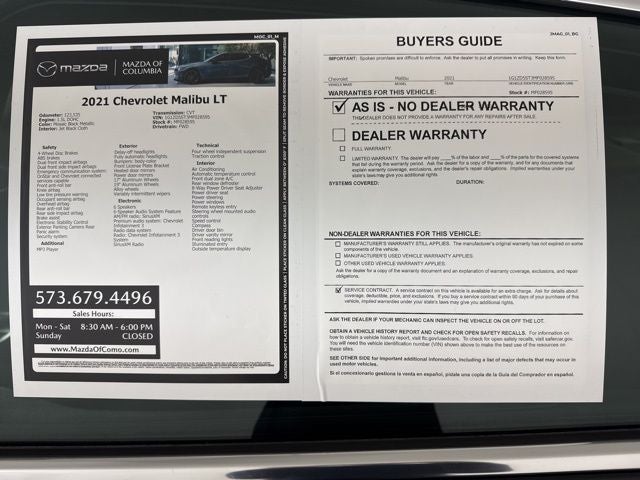 2021 Chevrolet Malibu LT