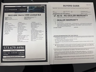 2022 GMC Sierra 1500 Limited SLE