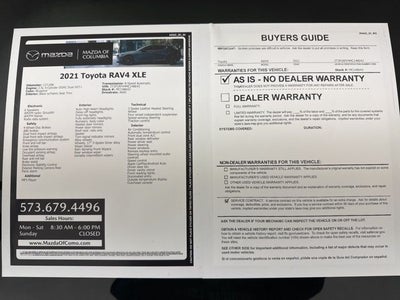 2021 Toyota RAV4 XLE