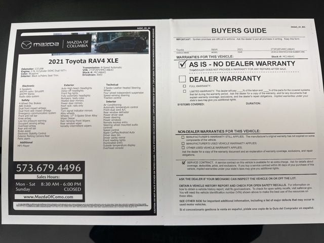 2021 Toyota RAV4 XLE