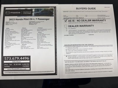 2023 Honda Pilot EX-L 7 Passenger