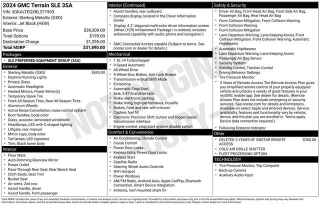 2024 GMC Terrain SLE