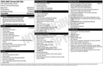 2022 GMC Terrain SLE
