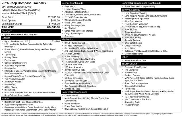 2025 Jeep Compass Trailhawk