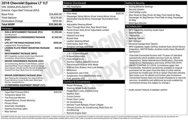 2018 Chevrolet Equinox LT