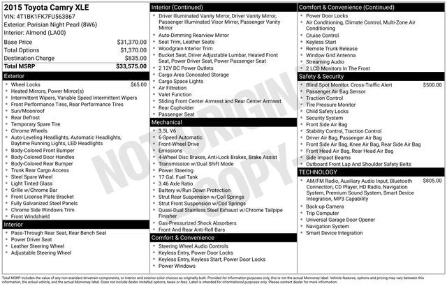 2015 Toyota Camry XLE