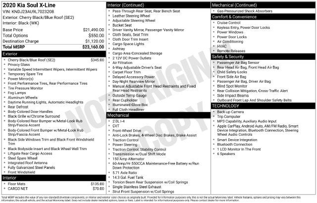 2020 Kia Soul X-Line