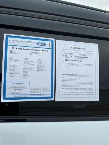 2025 Jeep Grand Cherokee L Summit 4x4