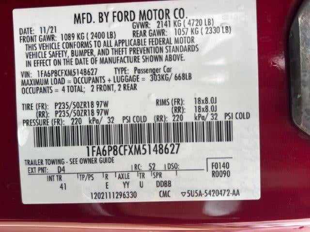 2021 Ford Mustang GT Premium Fastback