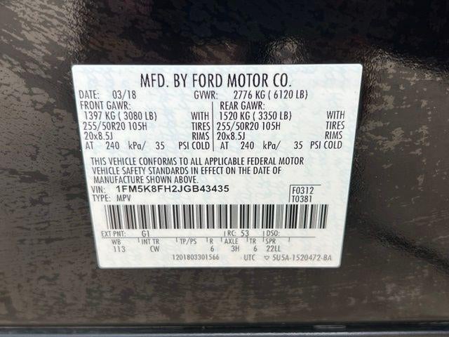 2018 Ford Explorer Limited 4WD