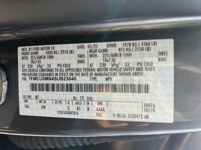 2025 Ford Escape ST-Line FWD