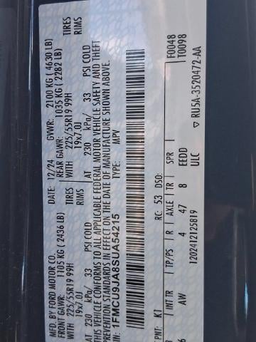 2025 Ford Escape Platinum AWD