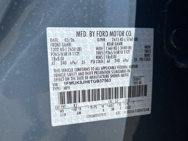 2026 Ford Explorer Tremor 4WD