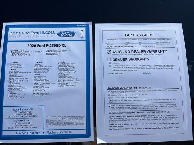 2020 Ford Super Duty F-250 SRW XL 4WD Crew Cab 6.75' Box