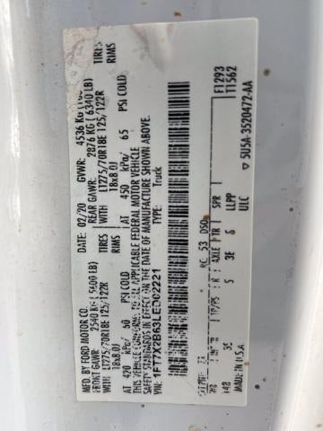 2020 Ford Super Duty F-250 SRW XLT 4WD SuperCab 6.75' Box