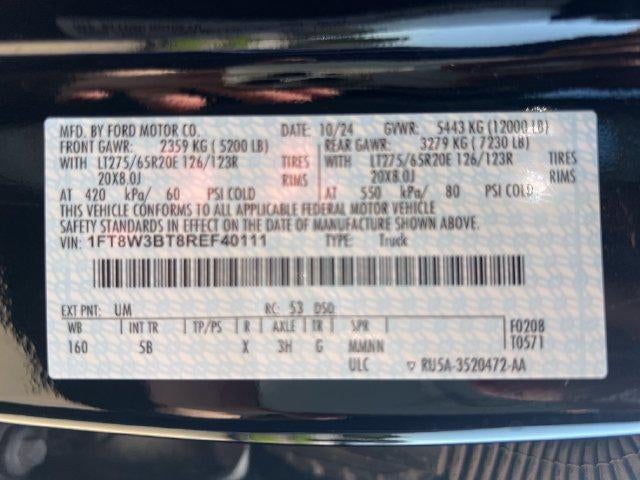 2024 Ford Super Duty F-350 SRW LARIAT 4WD Crew Cab 6.75' Box