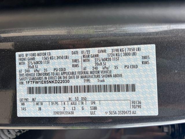 2022 Ford F-150 XL 4WD SuperCrew 5.5' Box