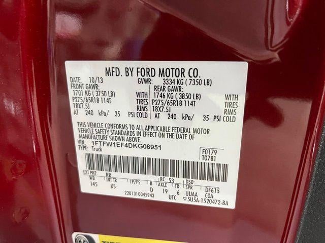 2013 Ford F-150 4WD SuperCrew 5-1/2 Ft Box XLT