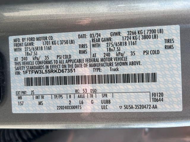 2024 Ford F-150 XLT 4WD SuperCrew 5.5' Box