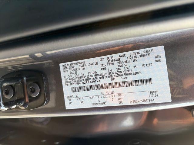 2024 Ford F-150 Tremor 4WD SuperCrew 5.5' Box