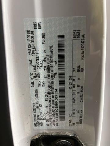 2017 Ford F-150 XL 2WD Reg Cab 6.5' Box