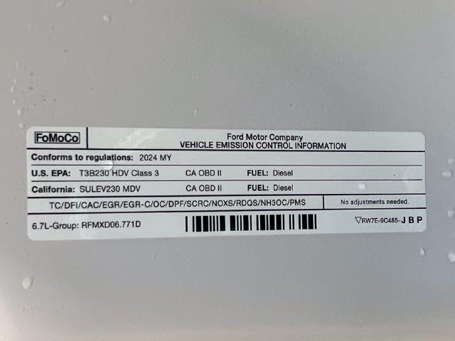 2024 Ford Super Duty F-350 SRW XL 4WD Reg Cab 8' Box