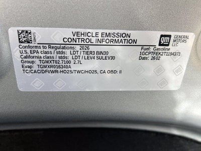 2026 Chevrolet Colorado Crew Cab Short Box 4-Wheel Drive ZR2