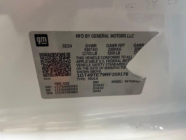2024 GMC Sierra 3500HD Crew Cab Long Box 4-Wheel Drive SLE
