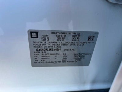 2017 Cadillac XT5 AWD 4dr Luxury