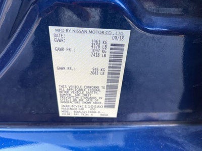 2019 Nissan Altima 2.5 SR Sedan