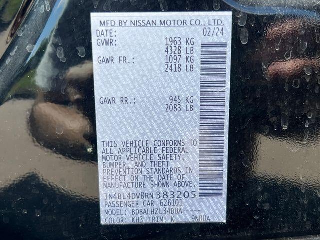 2024 Nissan Altima 2.5 SV Sedan