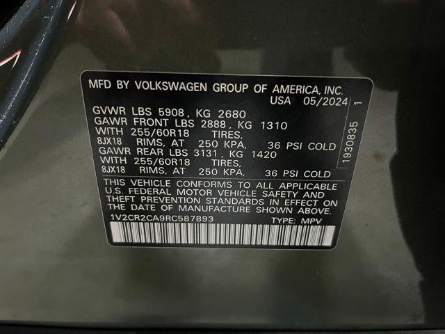 2024 Volkswagen Atlas 2.0T Peak Edition SE w/Technology 4MOTION