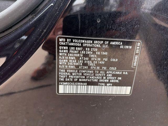 2018 Volkswagen Atlas 3.6L V6 SEL 4MOTION