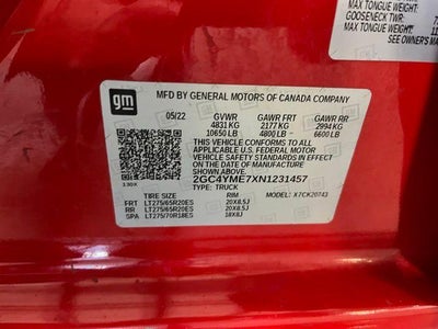 2022 Chevrolet Silverado 2500 HD Crew Cab Standard Box 4-Wheel Drive Custom