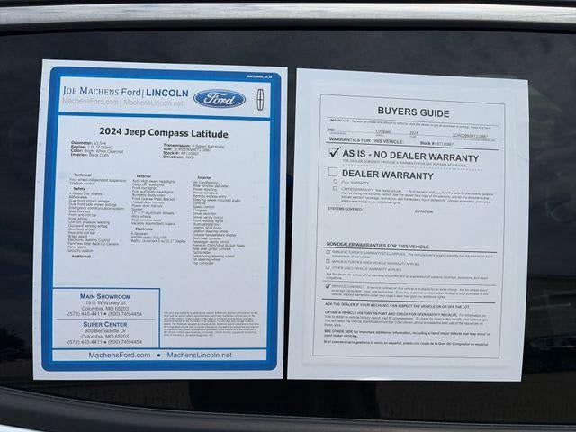 2024 Jeep Compass Latitude 4x4