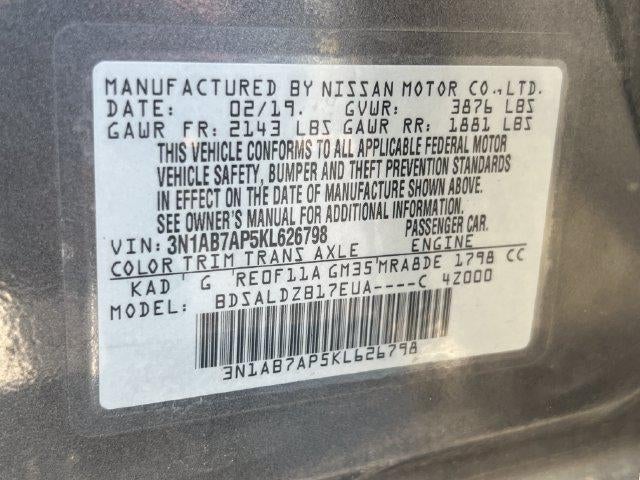 2019 Nissan Sentra SV CVT *Ltd Avail*