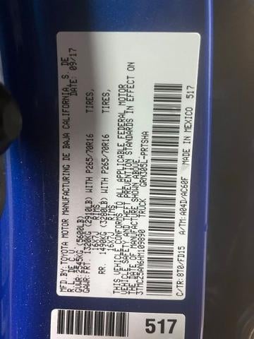 2017 Toyota Tacoma SR Double Cab 5' Bed V6 4x4 AT (GS)